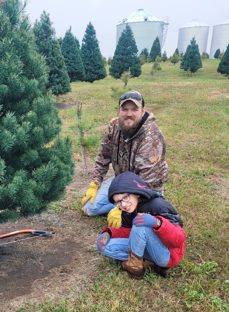 Our tradition of cutting down our Christmas tree